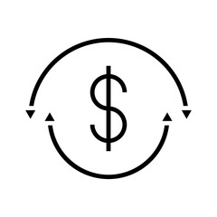 Cash Flow icon Design