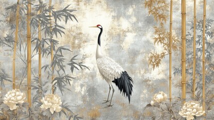 Obraz premium Creating a breathtaking chinese imperial wallpaper design china artwork interior artistic traditional aesthetic