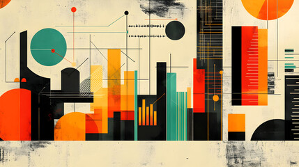 layout of open laptops, business planners, and financial reports on a wooden conference table, symbolizing teamwork and strategy 