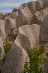 Cappadocia’s colorful rock formations, shaped by wind and water erosion, create a surreal landscape. Layers of volcanic rock reveal history, while valleys and cliffs form an awe-inspiring natural wond