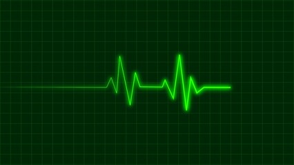 Heartbeat pulse icon illustration. Cardiology heartbeat concept. 