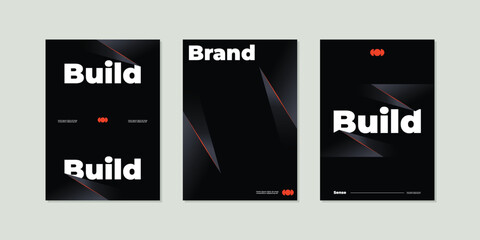 Modern Geometric Business Presentation Templates. Minimalist Geometric Cover. Flyer Design. Poster. Banner. Background. Brochure. Catalog. Magazine. Notebook.