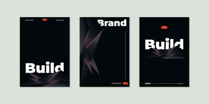 Modern Geometric Business Presentation Templates. Minimalist Geometric Cover. Flyer Design. Poster. Banner. Background. Brochure. Catalog. Magazine. Notebook.