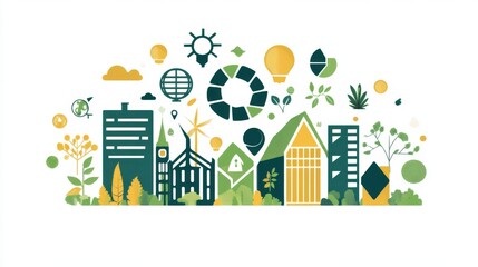 Designing a clean bioeconomy circular symbols for sustainable practices global impact visual guide eco-friendly framework