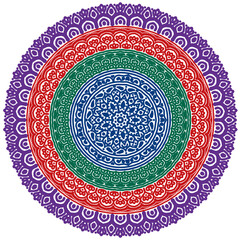 Signs and symbols. Circle pattern lotus or flower mandala art design. colorful, vintage, tradition, classic, dco, cycle, islamic, arabic, embroidery, bandana, Indian motifs, traditional, Turkish.Signs