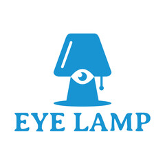 eye lamp furniture flat minimalist logo design