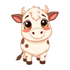 Obraz premium funny cow cartoon vector 