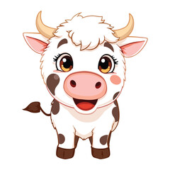 Fototapeta premium funny cow cartoon