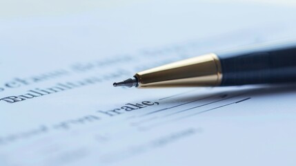 A professional image of a business loan agreement with a seamless white background, perfect for branding, packaging, and advertising