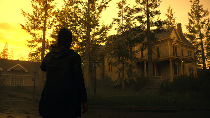 A Gorgeous Shot of Alan Wake 2 At Ultra Settings 4K