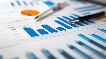 A single, detailed financial planning document on a pure white background, highlighting its natural imperfections with professional studio lighting