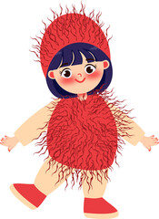 Fruit Character Illustration