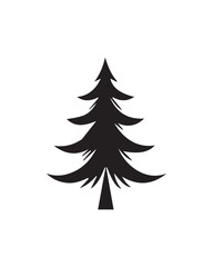 Obraz premium christmas tree icon