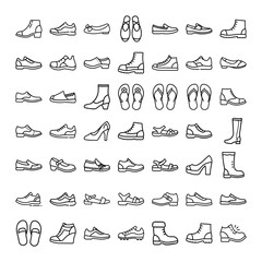 Extensive Collection of Footwear Shoes, Boots, Sandals, and More