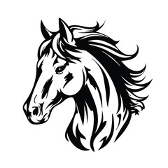 horse head silhouette