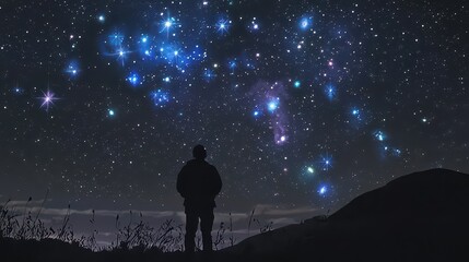 A celestial event reveals new constellations forming before the eyes of an interstellar traveler