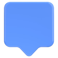 Price tag. Text box. 3D illustration.