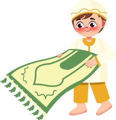 Muslim Character Illustration