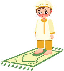 Muslim Character Illustration