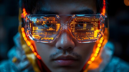 Augmented Reality Enabled Factory Worker Monitoring Production Metrics on Conveyor Belt