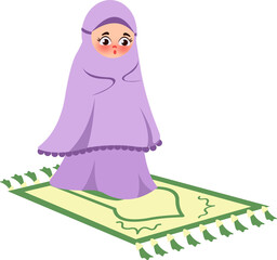 Muslim Character Illustration
