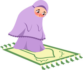Muslim Character Illustration