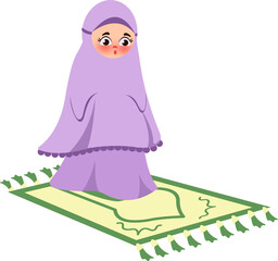 Muslim Character Illustration