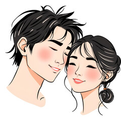 Fyoung couple in love