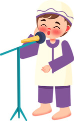 Muslim Character Illustration