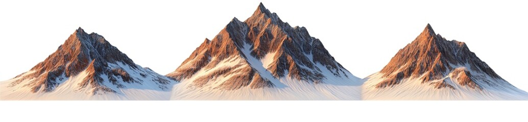 Three Mountain Peaks