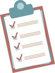 Medical Record Checklist Clipboard