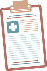 Medical Record Checklist Clipboard