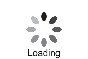 Digital png illustration of loading circle on transparent background