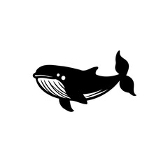 Stylized Whale Illustration Graphic Resource