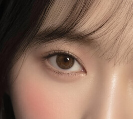 Fototapeta premium 눈의 해부학과 역할 / Anatomy and Role of the Eye