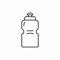 Water bottle hydration icon vector sign