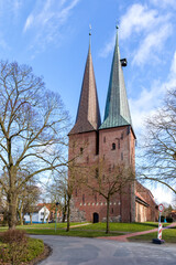 St. Nicolai church at Cuxhaven-Altenbruch, Lower Saxony, Germany