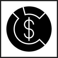 Asset Allocation icon Design