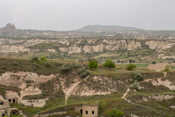 Cappadocia’s colorful rock formations, shaped by wind and water erosion, create a surreal landscape. Layers of volcanic rock reveal history, while valleys and cliffs form an awe-inspiring natural wond