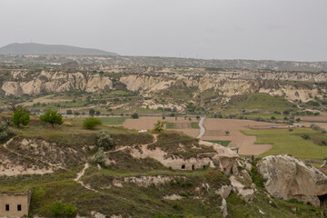 Cappadocia’s colorful rock formations, shaped by wind and water erosion, create a surreal landscape. Layers of volcanic rock reveal history, while valleys and cliffs form an awe-inspiring natural wond