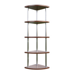 Corner Shelf, 3d illustration isolated on white background