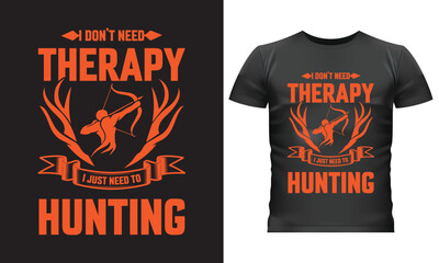 Hunting t-shirt design for free download adobe stock 