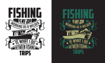 Fishing tshirt design template fishing vector design, Fishing T-shirt Designs