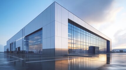 Modern workshop buildings