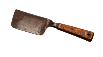 Broken knife handle on plaid fabric, a closeup view of damaged kitchen utensil highlighting the importance of kitchen safety