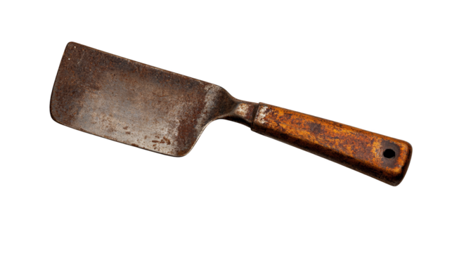 Broken knife handle on plaid fabric, a closeup view of damaged kitchen utensil highlighting the importance of kitchen safety