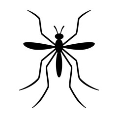 Mosquito animal icon. Vector image