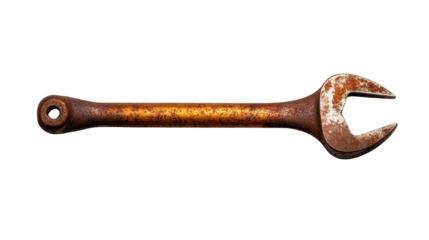 Closeup of a rusty pipe, industrial decay with blue and green background rusty