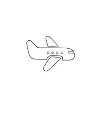 airplane isolated on white