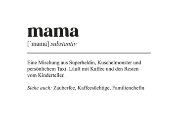 Mother Mama Funny Definition SVG T Shirt Design